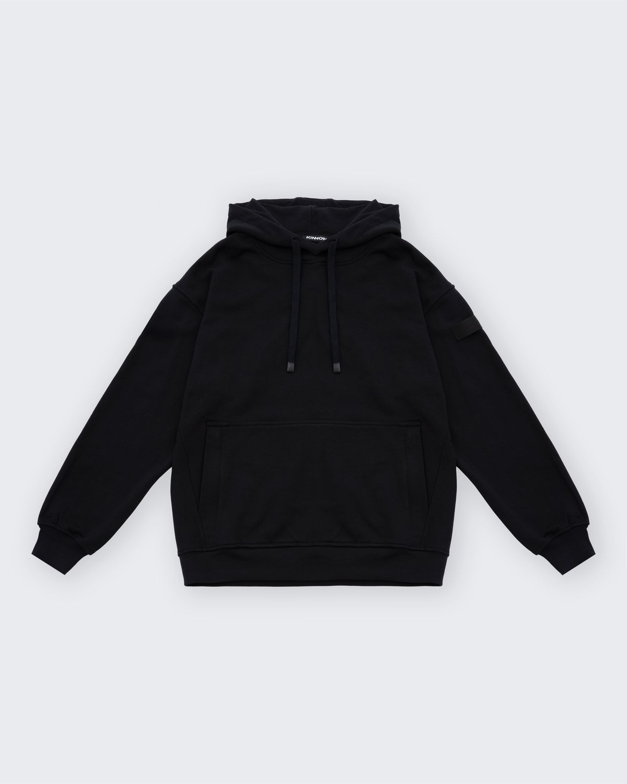 Black Resin Concrete Hoodie
